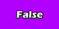 False